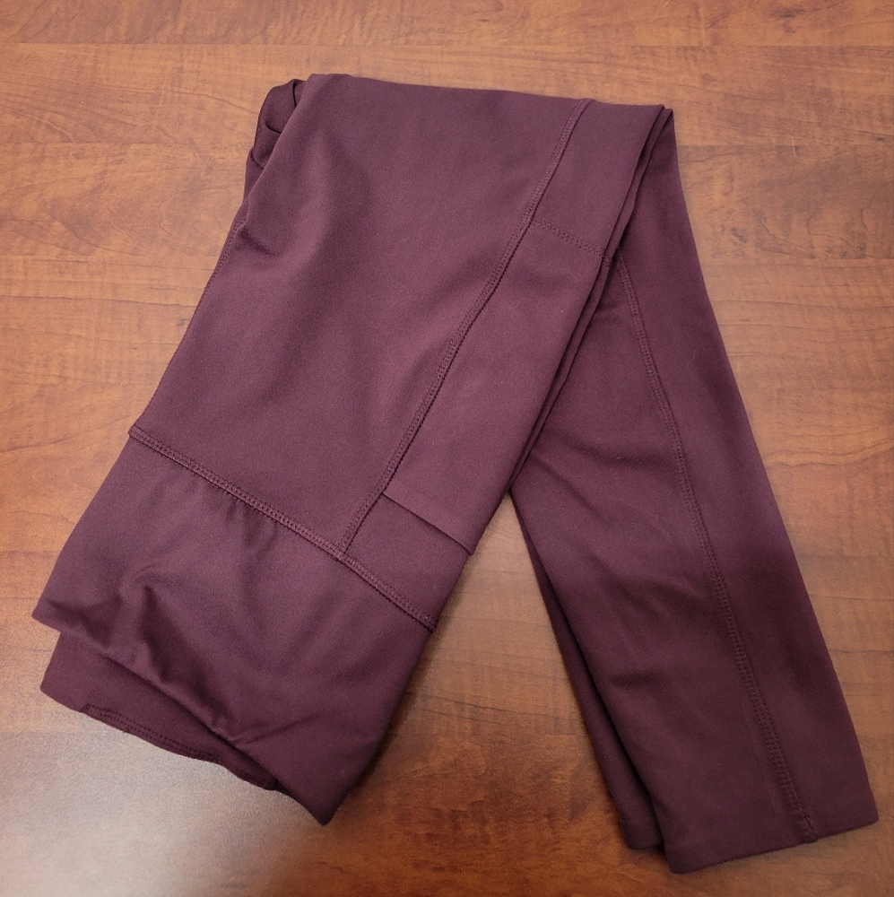 Danskin Women Leggings Size Large Burgundy